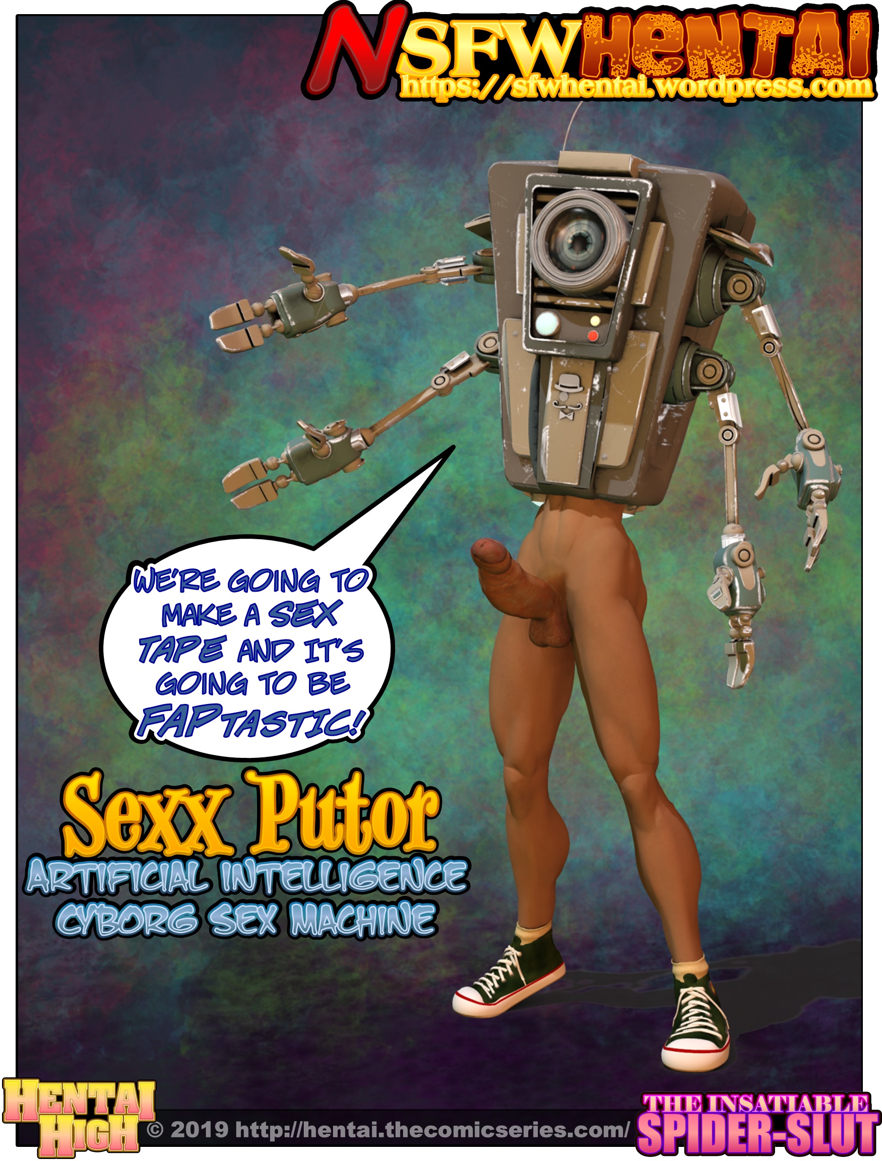 1750px x 2304px - Ebenezer Splooge Â» Uncensored NSFW hentai art of artificial intelligence super  villain A.I. sex machine Sexx Putor.